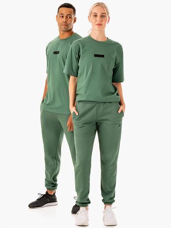 Green Women's Ryderwear Unisex Track Pants | 638Y96711