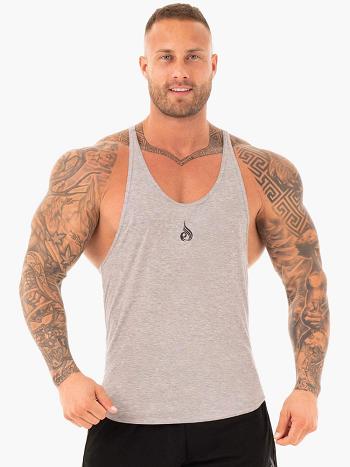 Grey Men's Ryderwear Active T-Back Stringers | A2X21345