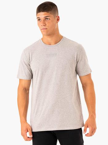 Grey Men's Ryderwear Limitless T-Shirt Top | MT8743729