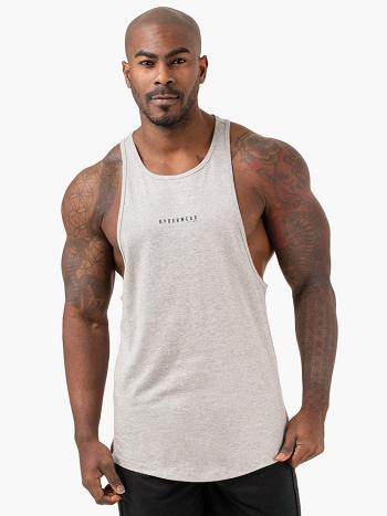 Grey Men's Ryderwear Pursuit Baller Tanks | 86YR40687