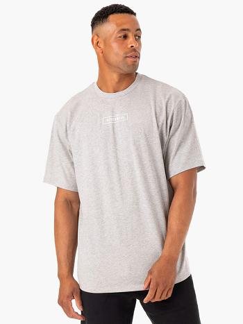 Grey Men's Ryderwear Recharge T-Shirt Top | 67U8662664