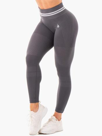 Grey Women's Ryderwear Freestyle High Waisted Leggings Seamless | 116G57463