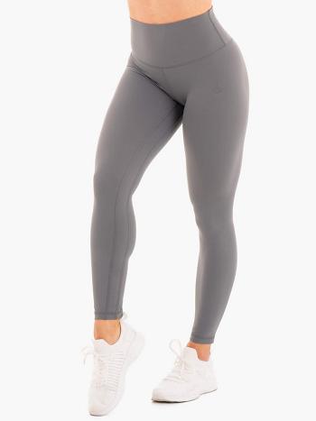 Grey Women's Ryderwear NKD High Waisted Leggings | 43YR49223