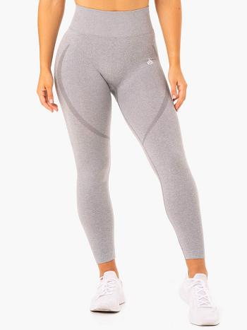 Grey Women's Ryderwear Sculpt Leggings Seamless | 94T69799