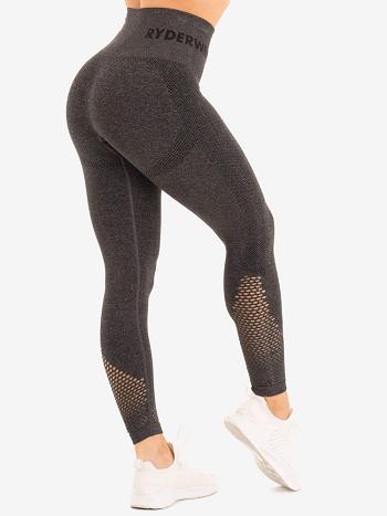 Grey Women's Ryderwear Seamless Staples Leggings | 65Y4470049