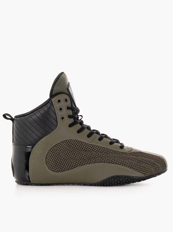 Khaki Men's Ryderwear D-Mak Velocity Shoes | 96NG48179