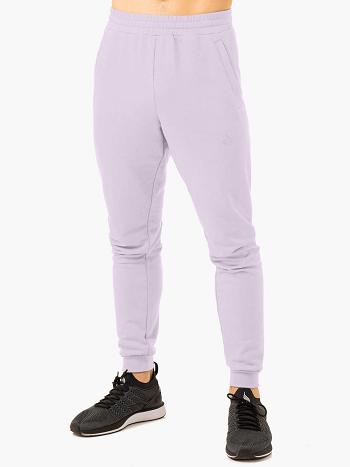 Lavender Men's Ryderwear Heritage Fleece Track Pants | 95YH64143