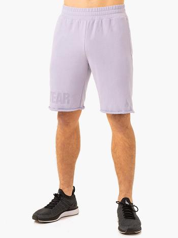 Lavender Men's Ryderwear Heritage Fleece Track Shorts Active Lounge | 98JF43650