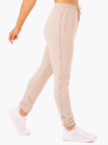 Light Brown Women's Ryderwear Base High Waisted Track Pants Trackset | HR7350131