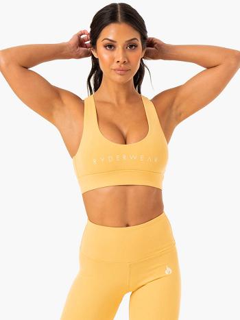 Mango Women's Ryderwear Staples Cross Over Sports Bras | 57SB71512