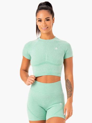 Mint Women's Ryderwear Sculpt Seamless T-shirt | 132IV98679