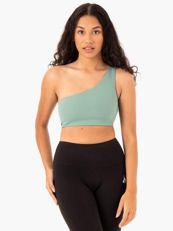 Olive Women's Ryderwear Adapt One Shoulder Sports Bras | 58YR61807