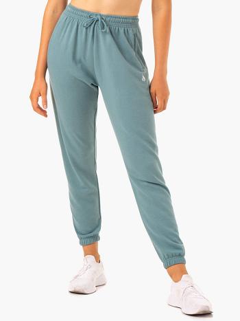 Olive Women's Ryderwear Off-Duty Fleece Track Pants | DF7321773