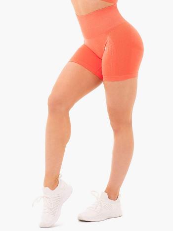 Orange Women's Ryderwear Seamless Staples Shorts | 56HF29113