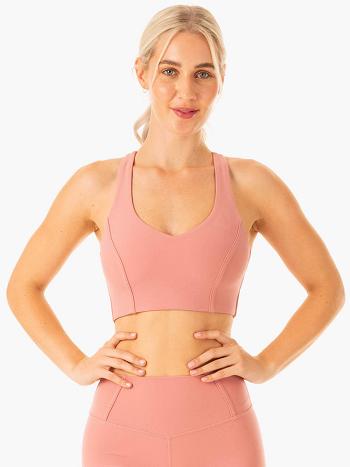 Pink Women's Ryderwear Form Sports Bras | 105Y68092