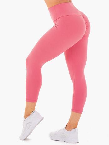 Pink Women's Ryderwear Motion High Waisted 7/8 Leggings Scrunch Bum | 44SB30984