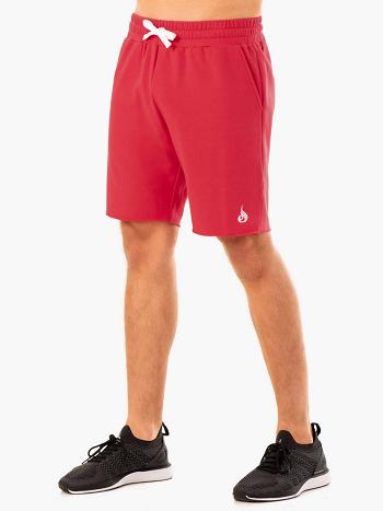 Red Men's Ryderwear Recharge Track Gym Shorts | OKT59033