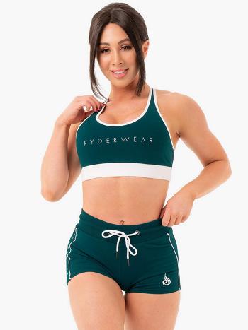 Turquoise / Green Women's Ryderwear Track Sports Bra Trackset | FG7494634