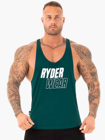 Turquoise Men's Ryderwear Lift T-Back Stringers | NF8063752