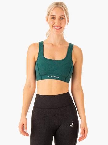 Turquoise Women's Ryderwear Enhance Seamless Sports Bras | FG51777