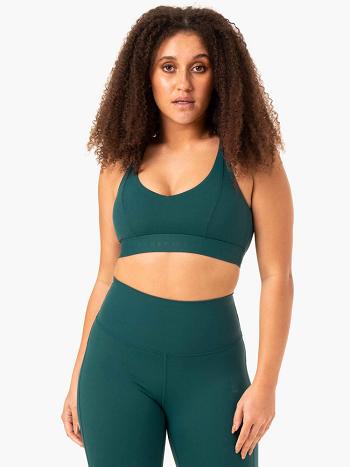 Turquoise Women's Ryderwear NKD Align Sports Bras | 56EW32950